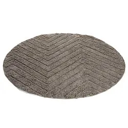 Okrągły dywan - Conara Natural Cotton Shaggy (kolor ciemnoszary)