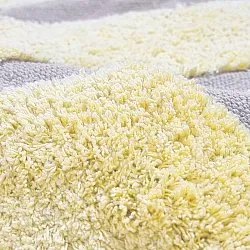 Okrągły dywan - Cyrus Natural Cotton Shaggy (żółty)