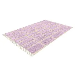 Dywany shaggy - Cyrus Natural Cotton Shaggy (fioletowy)