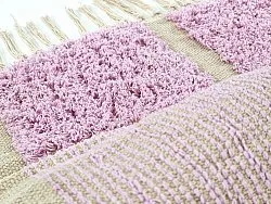 Dywany shaggy - Cyrus Natural Cotton Shaggy (fioletowy)