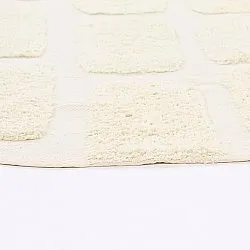 Okrągły dywan - Cyrus Natural Cotton Shaggy (białawy)