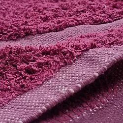 Okrągły dywan - Cyrus Natural Cotton Shaggy (czerwony)