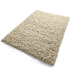 Dywany shaggy - Fassale Hand Woven Wool Shaggy (krem)