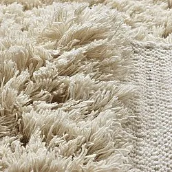 Dywany shaggy - Fassale Hand Woven Wool Shaggy (krem)