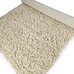 Dywany shaggy - Fassale Hand Woven Wool Shaggy (krem)