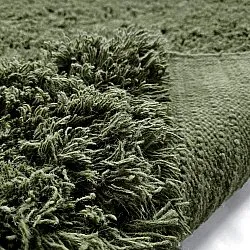 Dywany shaggy - Fassale Hand Woven Wool Shaggy (zieleń mchu)