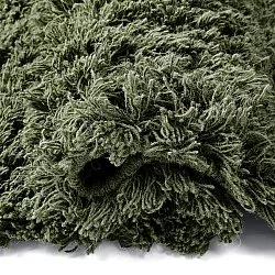 Dywany shaggy - Fassale Hand Woven Wool Shaggy (zieleń mchu)