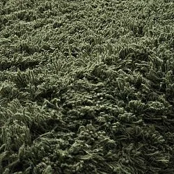 Dywany shaggy - Fassale Hand Woven Wool Shaggy (zieleń mchu)