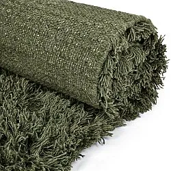 Dywany shaggy - Fassale Hand Woven Wool Shaggy (zieleń mchu)