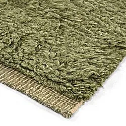Dywany shaggy - Kiberg Hand Woven Wool Shaggy (zielony)