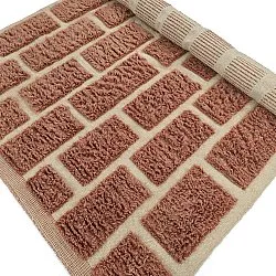 Dywany shaggy - Leknes Hand Woven Wool Shaggy (terakota)