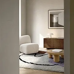 Dywany shaggy - Naousa Natural Cotton Shaggy (wielokolorowy)