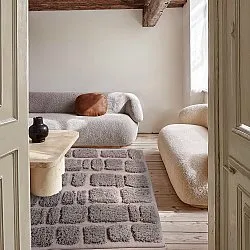 Dywany shaggy - Otranto Natural Cotton Shaggy (taupe)