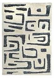 Dywany shaggy - Palmyra (biały/granatowy)