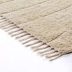 Dywany shaggy - Sivia Natural Cotton Shaggy (beżowy)