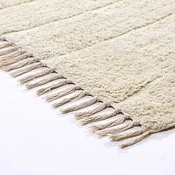 Dywany shaggy - Sivia Natural Cotton Shaggy (białawy)