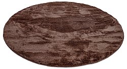 Okrągły dywan - Aranga Super Soft Fur (ciemny brąz)