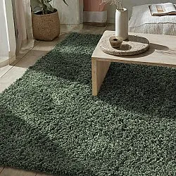 Dywany shaggy - Combarro Solid Cotton Shaggy (zielony)