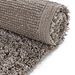 Dywany shaggy - Combarro Solid Cotton Shaggy (taupe)
