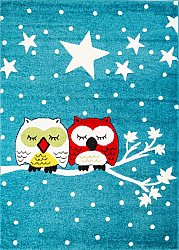 Dywan dziecicęy - Moda Owls (turkus)