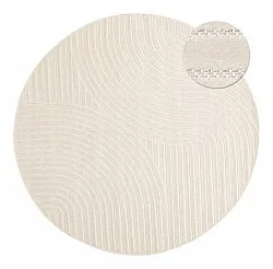 Okrągły dywan - Devon (cream)