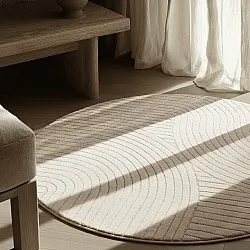 Okrągły dywan - Devon (cream)