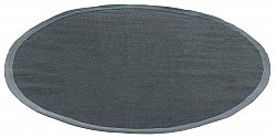 Okrągły dywan (sizal) - Agave (ciemno szary)