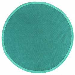 Okrągły dywan (sizal) - Agave (szmaragdowo-zielony)