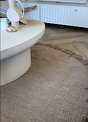 Okrągły dywan - Pike (beżowy)