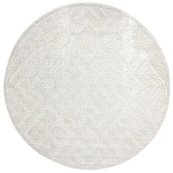 Okrągły dywan - Indoor/Outdoor Shirley (cream)