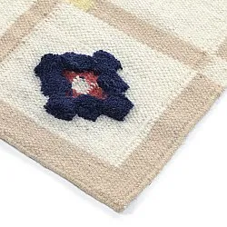Dywan wełniany - Lausanne Flatweave Tufted Premium (biały/beżowy)