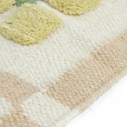 Dywan wełniany - Lausanne Flatweave Tufted Premium (biały/beżowy)