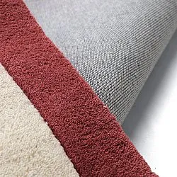 Dywan wełniany - Agra Hand Tufted Wool Premium (krem/czerwony)