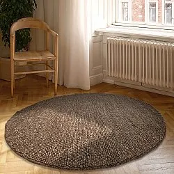 Okrągły dywan - Avafors Wool Bubble (brązowy/beżowy)