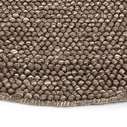 Okrągły dywan - Avafors Wool Bubble (brązowy/beżowy)