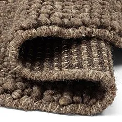 Okrągły dywan - Avafors Wool Bubble (brązowy/beżowy)