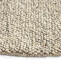 Okrągły dywan - Avafors Wool Bubble (szary/beżowy)