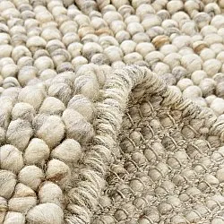 Okrągły dywan - Avafors Wool Bubble (szary/beżowy)