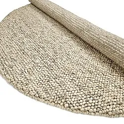 Okrągły dywan - Avafors Wool Bubble (szary/beżowy)