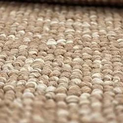 Okrągły dywan - Avafors Wool Bubble (jasnobrązowy/biały)