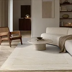 Dywan wełniany - Gaya Hand Tufted Wool Premium (kremowy/biały)