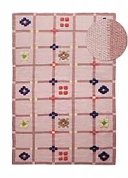 Dywan wełniany - Lausanne Flatweave Tufted Premium (różowy)