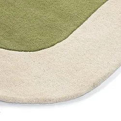 Dywan wełniany - Puri Hand Tufted Wool Premium (zielony/kremowy)