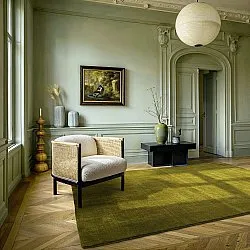 Dywan wełniany - Rozel Handloom Wool Premium (zieleń mchu)