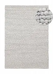 Dywan wełniany - Sala Irregular Wool Bubble (jasnoszary melanż)