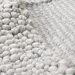 Dywan wełniany - Sala Irregular Wool Bubble (jasnoszary melanż)