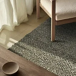 Dywan wełniany - Sala Irregular Wool Bubble (zieleni mchu/bieli melanż)