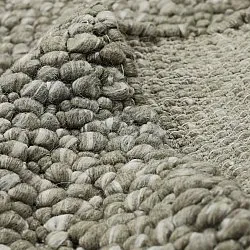 Dywan wełniany - Sala Irregular Wool Bubble (zieleni mchu/bieli melanż)