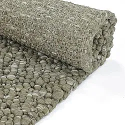 Dywan wełniany - Sala Irregular Wool Bubble (zieleni mchu/bieli melanż)