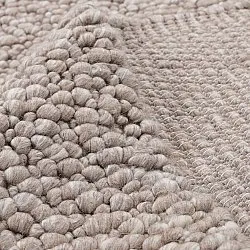 Dywan wełniany - Sala Irregular Wool Bubble (taupe/biały melanż)